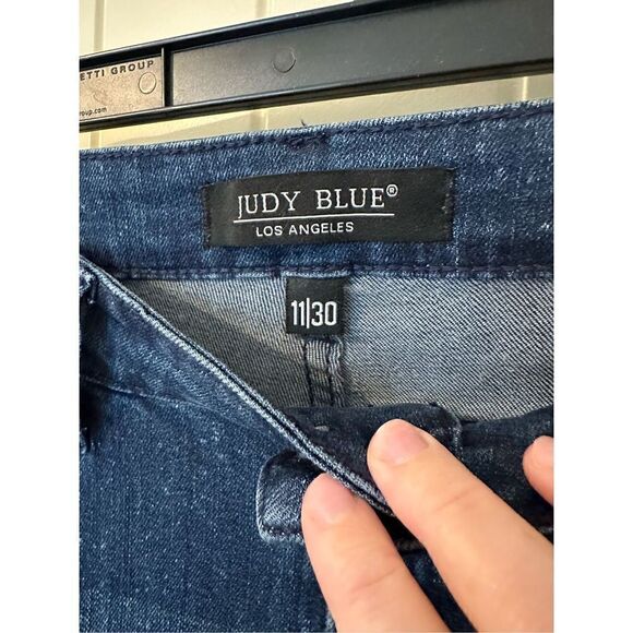 NWT Judy Blue Mid Rise Relaxed Fit Speckled Mineral Wash Jeans Size 11 / 30 JB88 - Picture 5 of 10